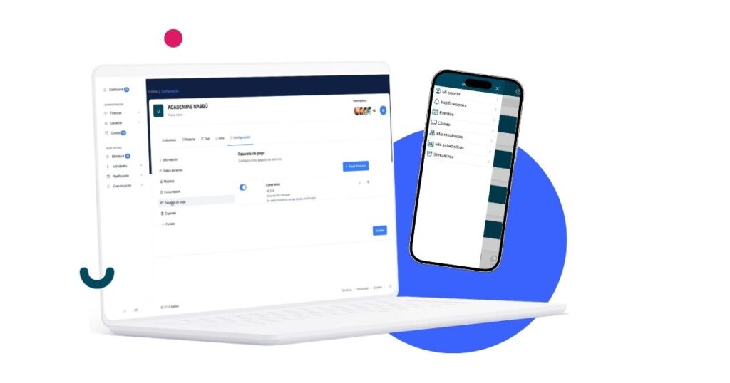 Cómo debe ser un aula virtual. Un aula virtual debe ser completa, automatizable, fácil de gestionar y con una curva de aprendizaje corta, precisamente el aula virtual nabbü es así.