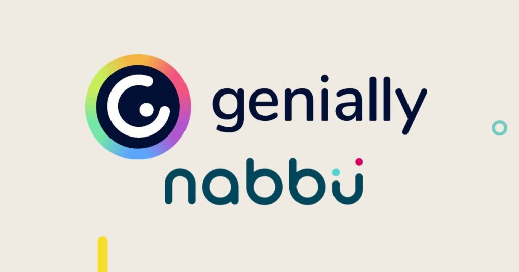 Ahora el aula virtual nabbü colabora con Genially para la creación en tiempo real y subida de presentaciones a la plataforma LMS. plataforma de teleformación plataforma para dar clases online plataformas de aprendizaje aulas virtuales plataforma para dar clases online aula virtual oposiciones